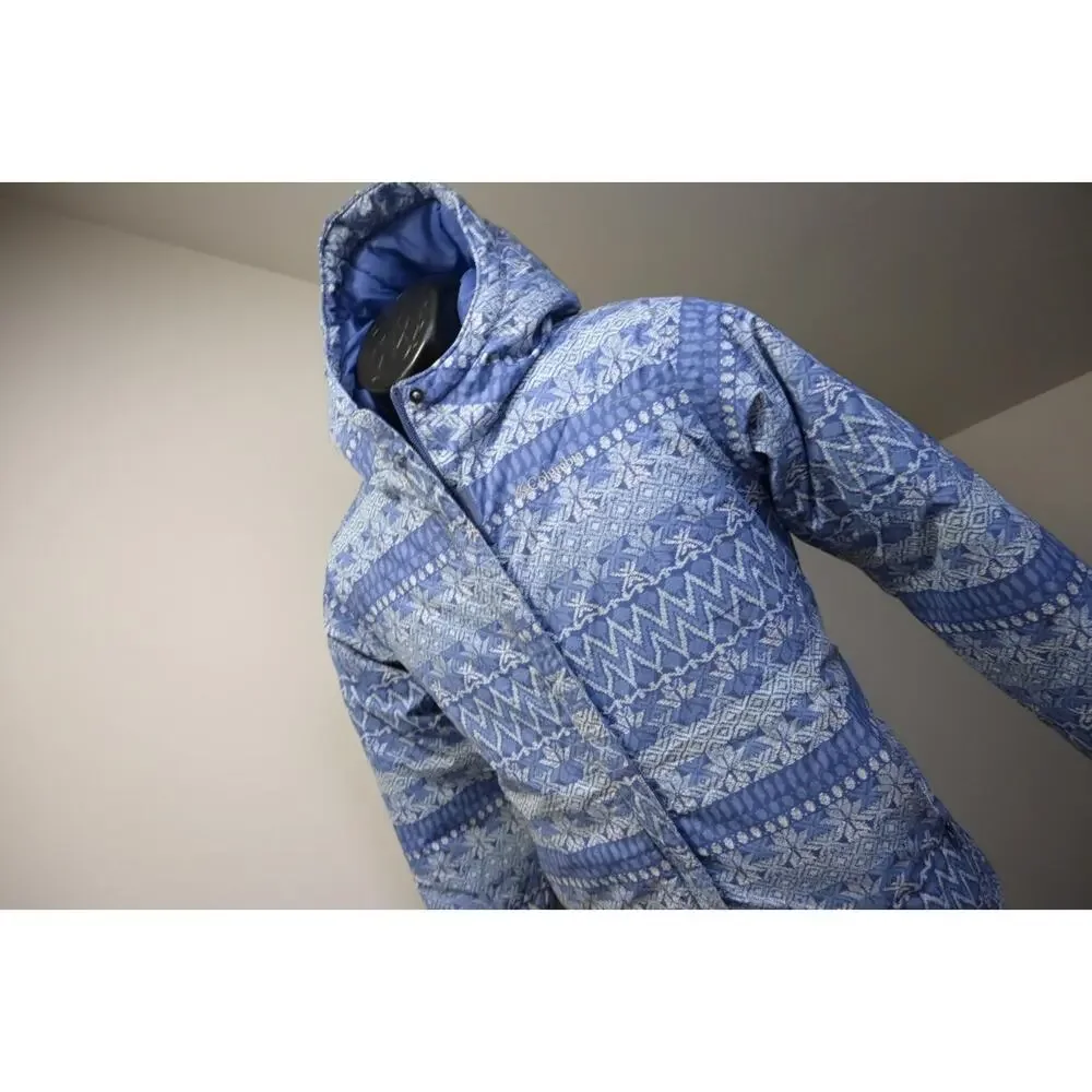 Columbia Insulated Puffer Jacket Full Zip Hooded Winter‎ Ski Snow Girls Sz XL